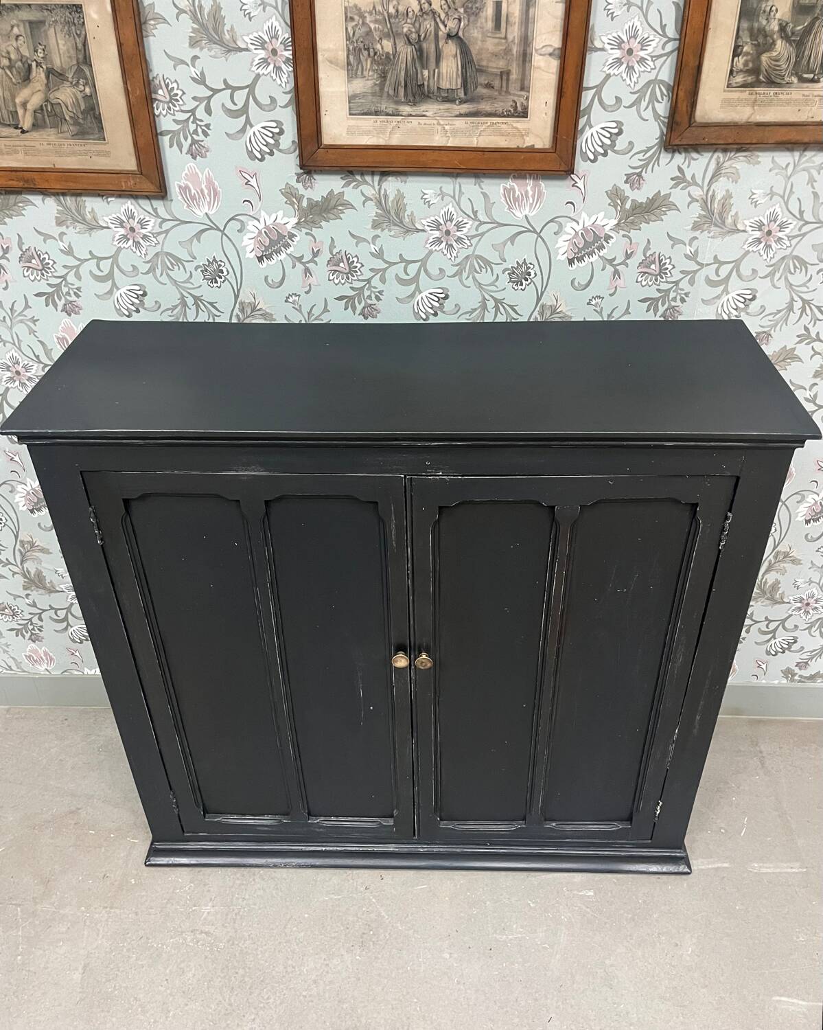 Black patinated Parisian buffet
