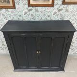 Black patinated Parisian buffet