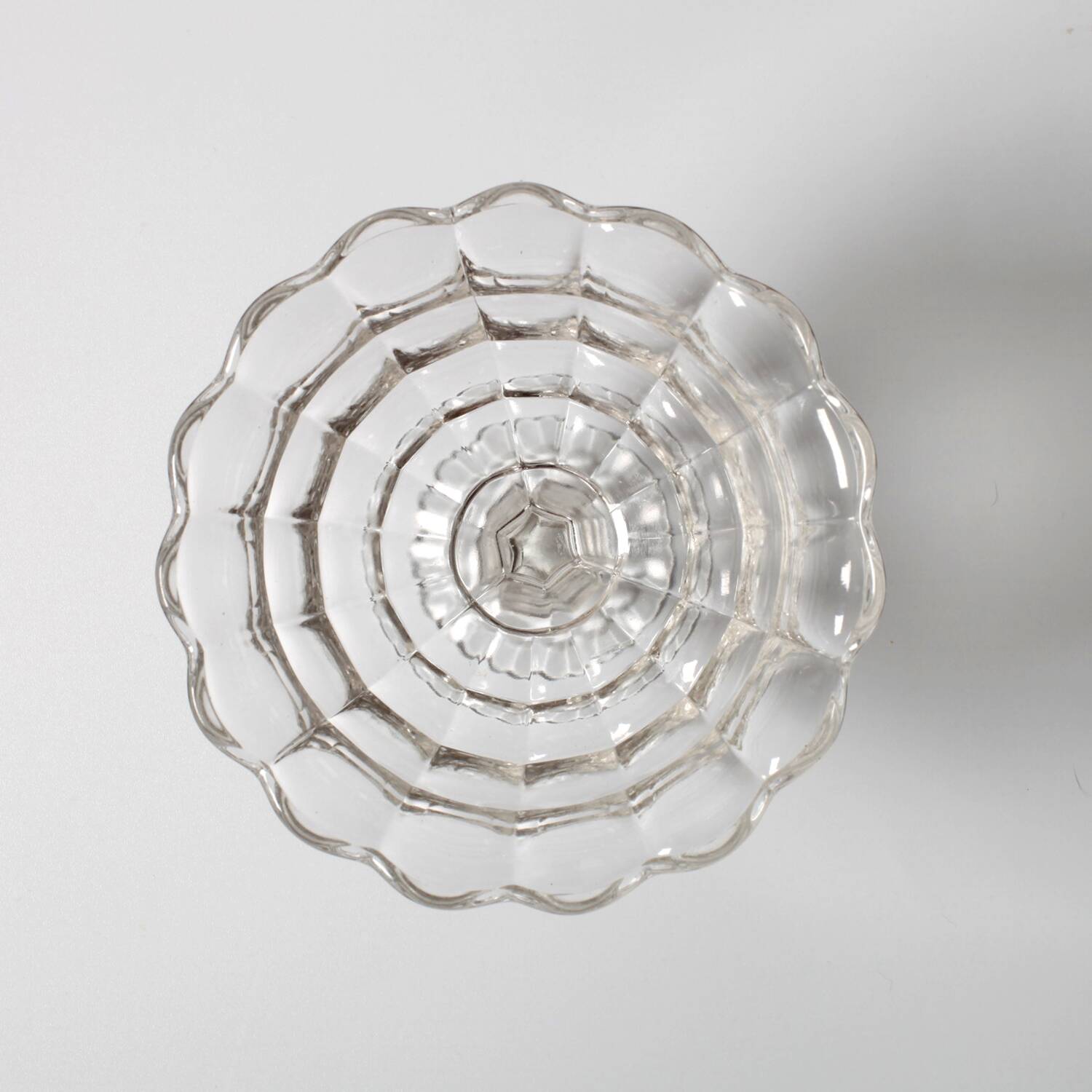 Rare Vintage Glass Pedestal Bowl: Rudolf Schröter Inwald Lord Design / 1935