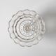 Bol sur pied en verre vintage rare : Rudolf Schröter Inwald Lord Design / 1935