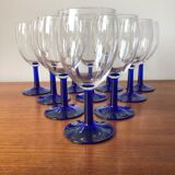 Vintage cobalt blue stemmed lenses