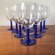 Vintage cobalt blue stemmed lenses