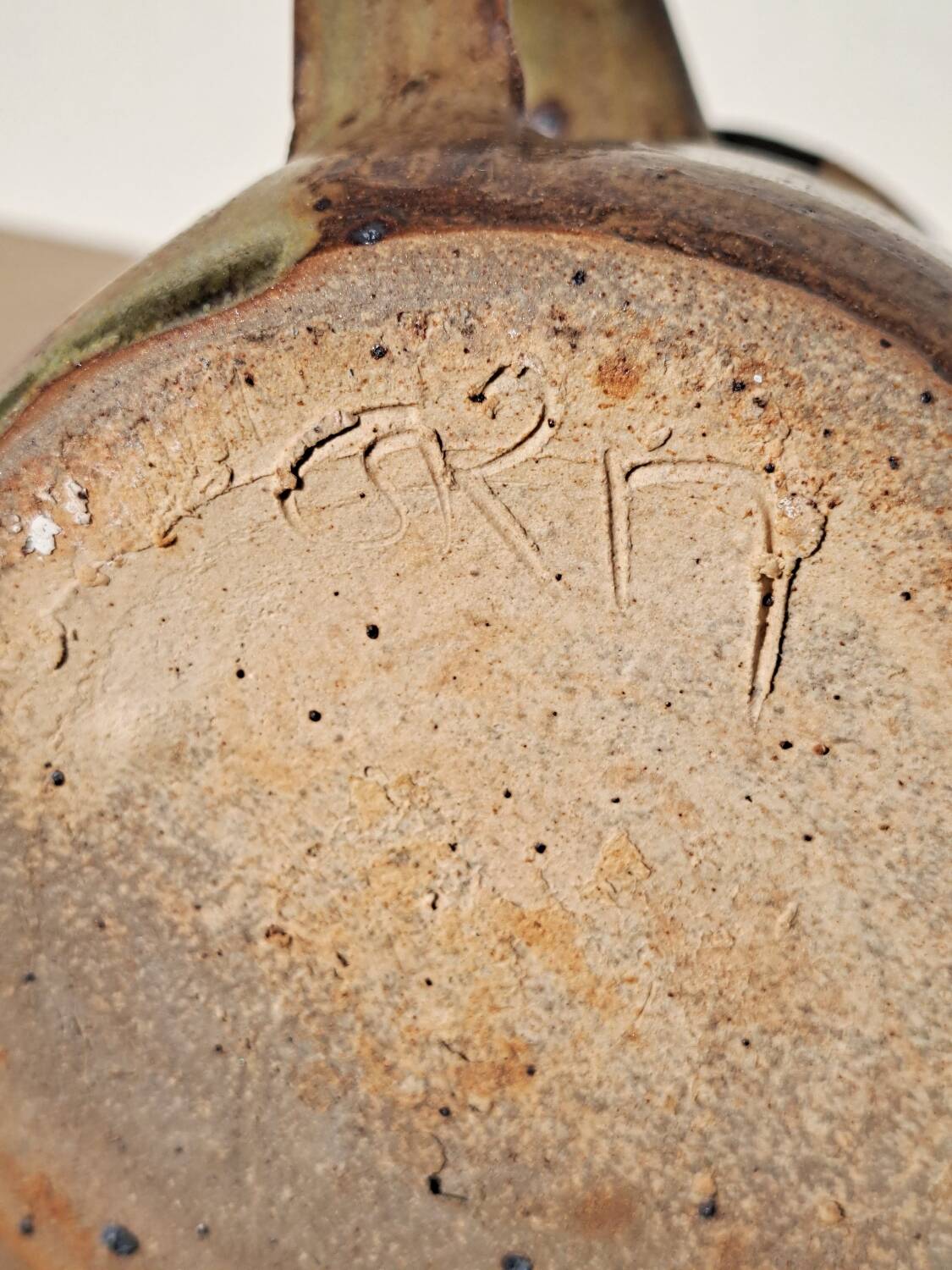 Puisaye sandstone pitcher by Guy Roland Marcy 1960