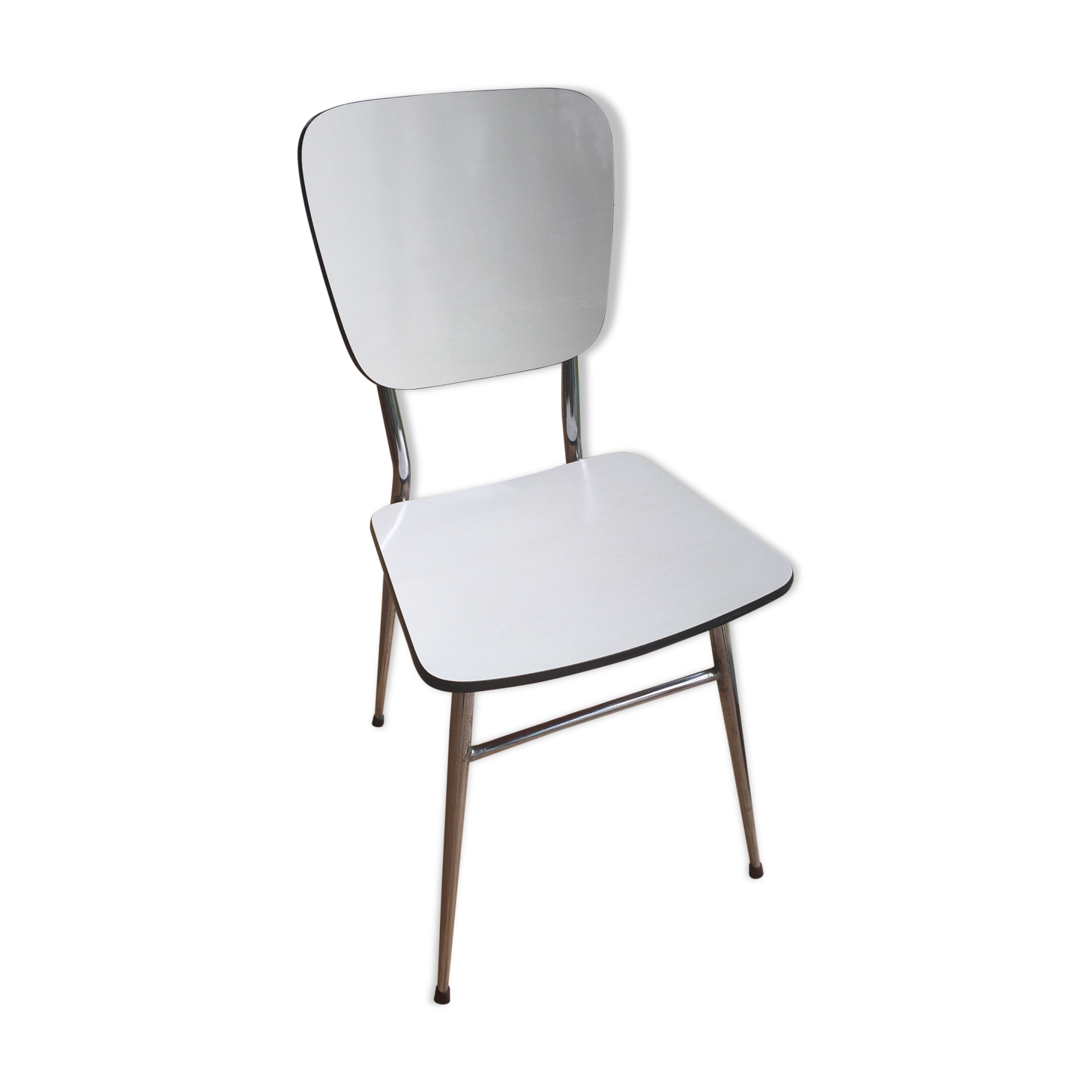 White formica chair
