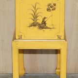 Antique Japanese commode hand-painted and lacquered.