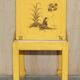Antique Japanese commode hand-painted and lacquered.