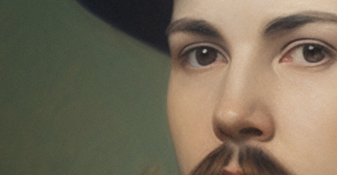 Portrait ancien - série “Les moustachu-e-s”
