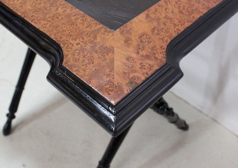 Folding table, Napoleon III era - 19th century