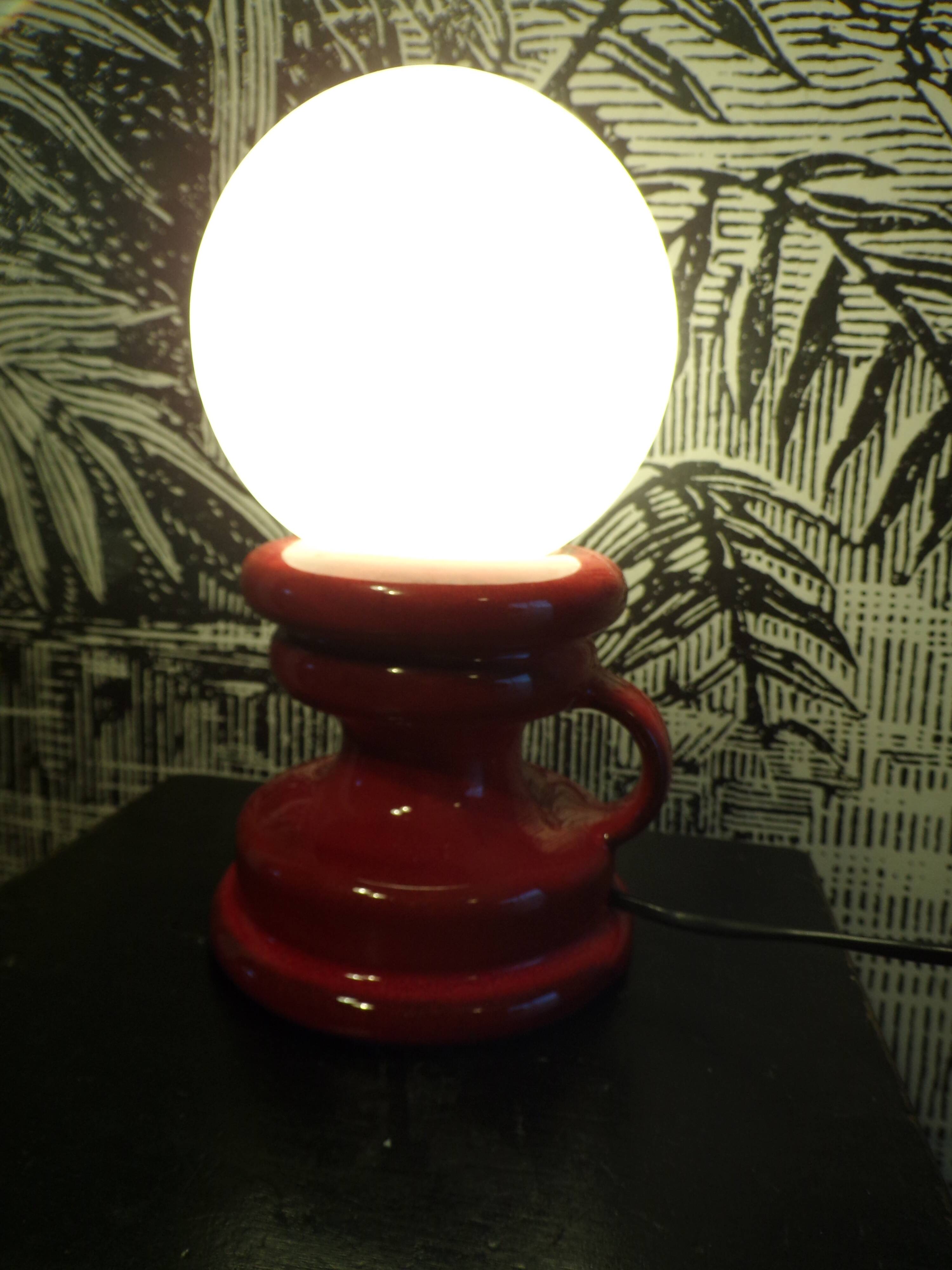 Lampe céramique vintage