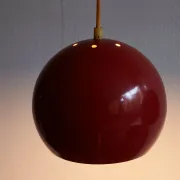 Set of Three Vintage Pendant Lights, Denmark 1970s