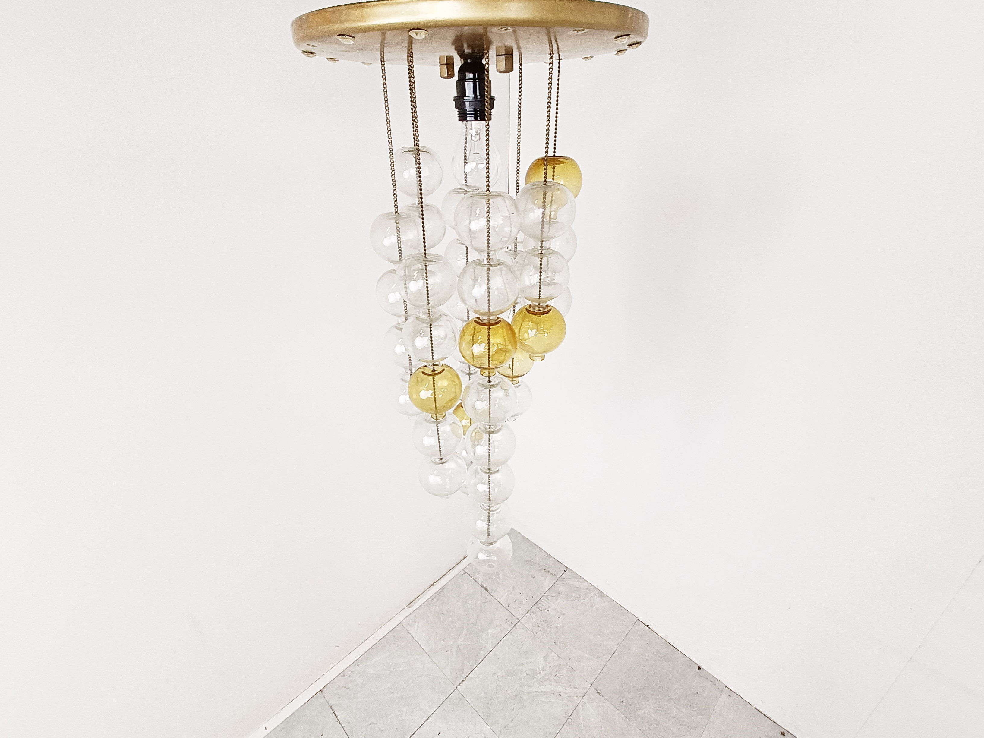 Lustre Tulipan par Kalmar, années 1960