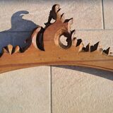 Walnut pediment