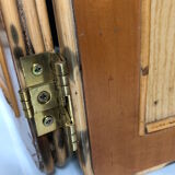 Triptych rattan mirror 85x70cm