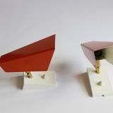 Orange wall sconces by J. J. M. Hoogervorst for Anvia, 1960s