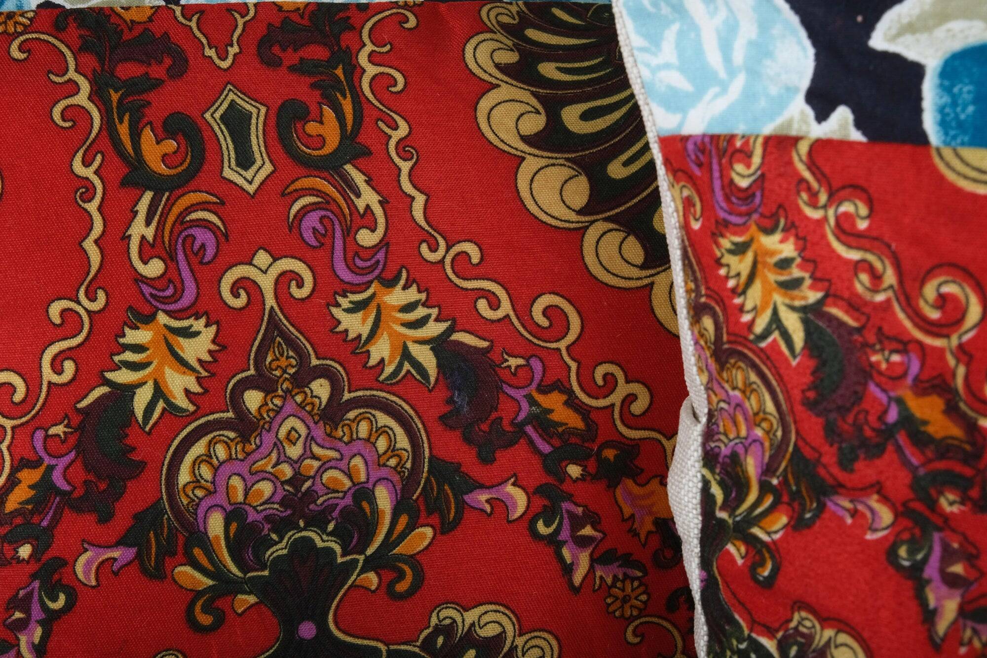 Set of 2 vintage Turkish cushion covers 38x56 cm