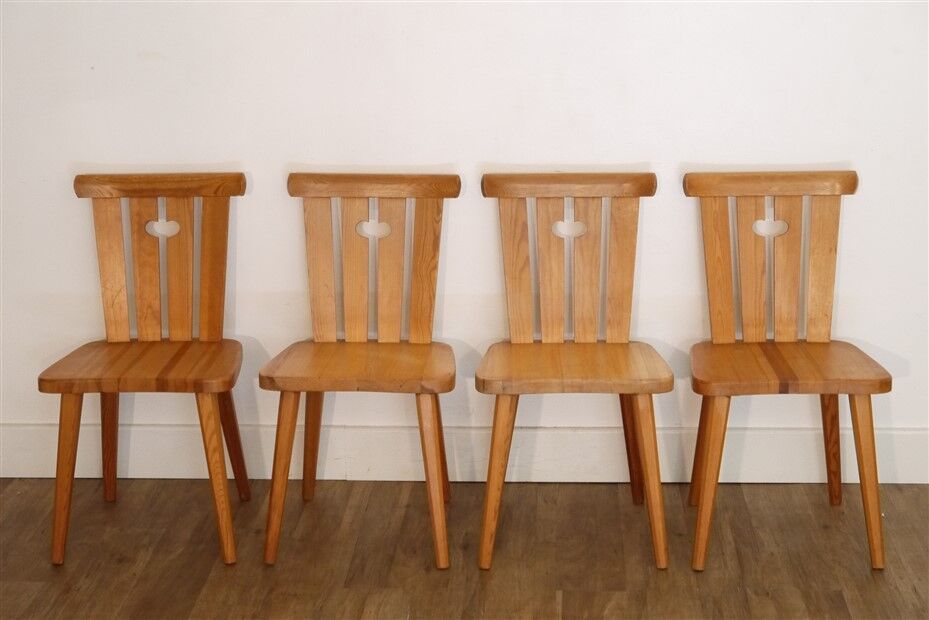 Series of Scandinavian Chairs by Goran Malmvall 1970