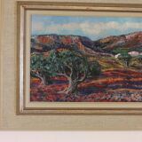 Original Swedish Oil on Canvas – “Bergsby Taragona” by Henry Eldin