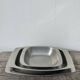 Trio of Danish Scandinavian stainless steel dishes