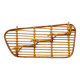 Rattan coat rack with 4 hooks, Italy, 1960s.