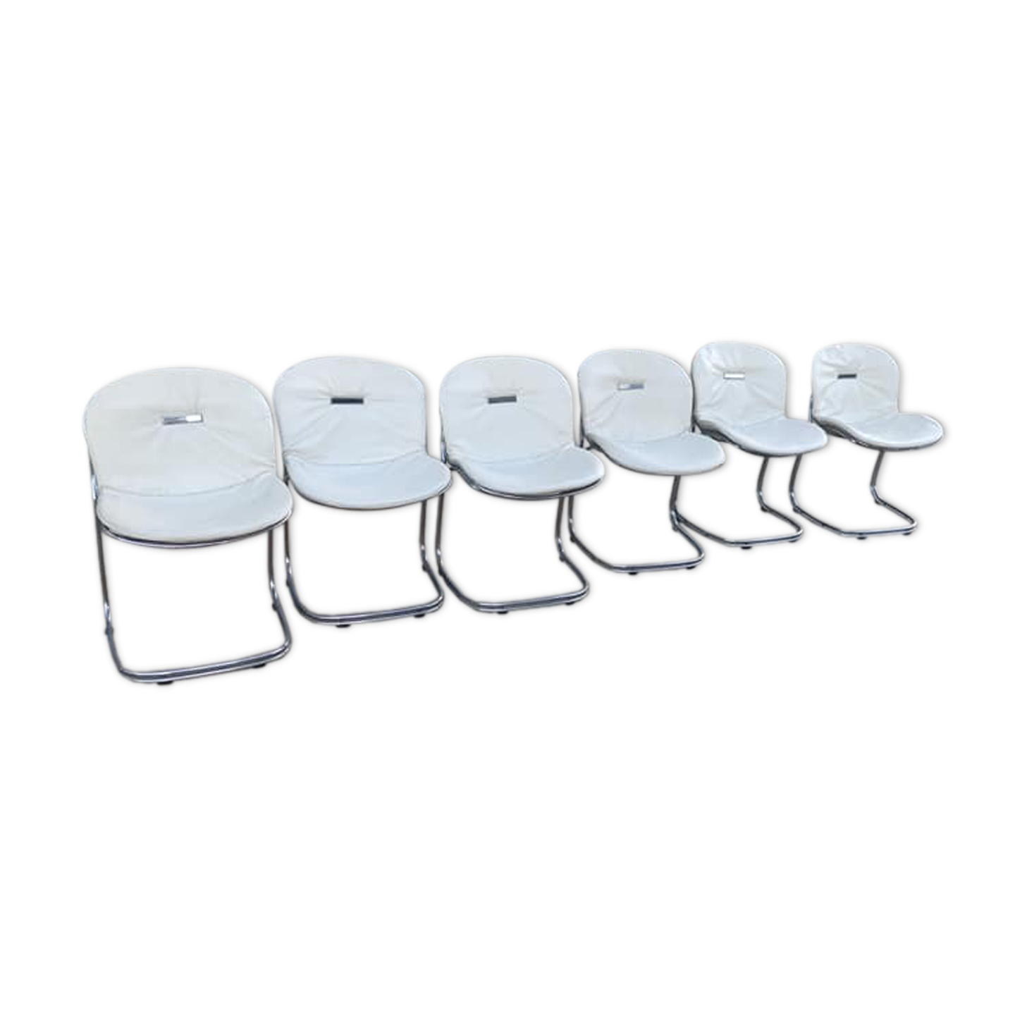 Six Sabrina model chairs by Gastone Rinaldi for Rima circa 1970