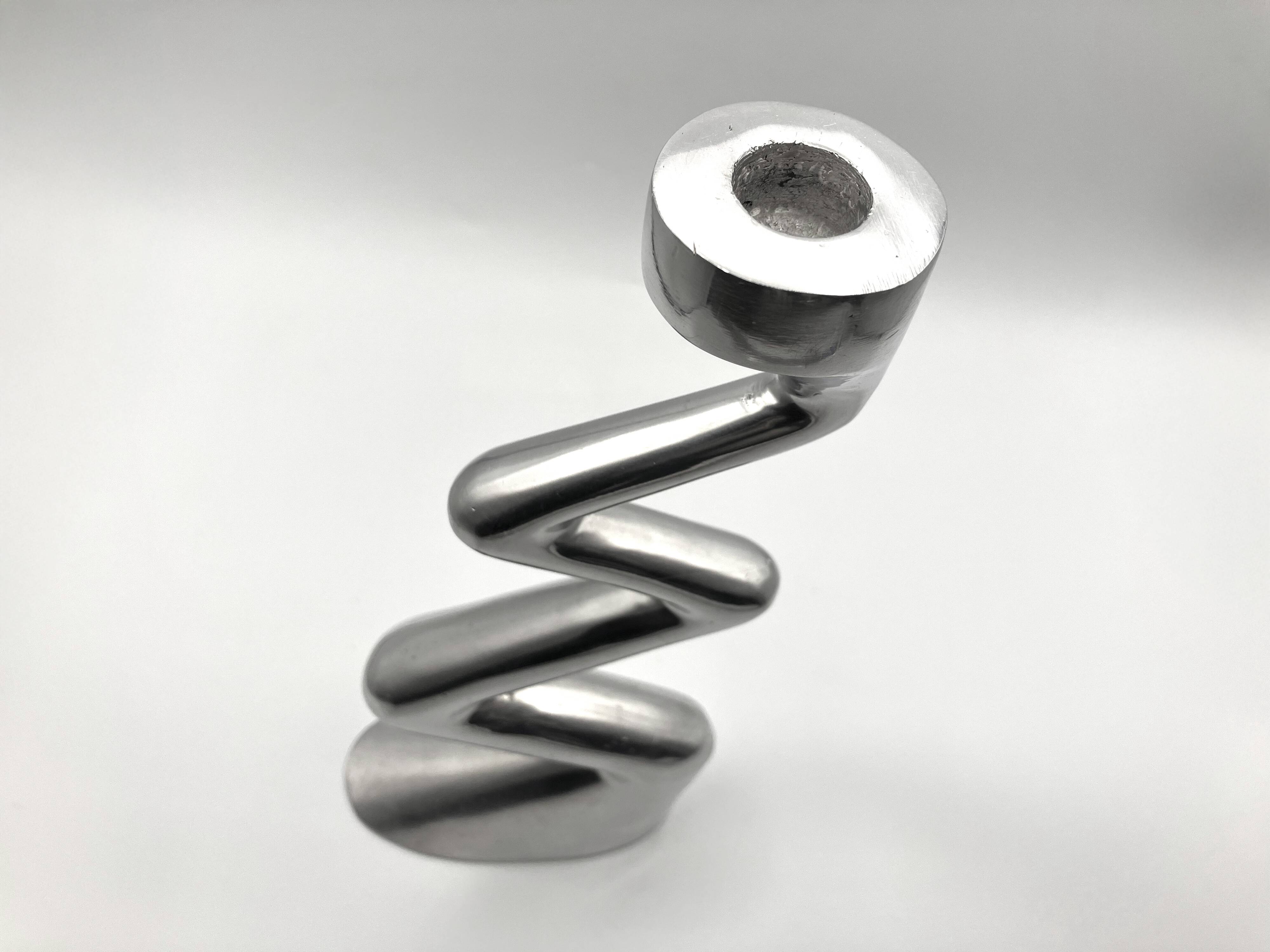Zig Zag Modernism Candle Holder • Matthew Hilton for SCP • 1987 • signed