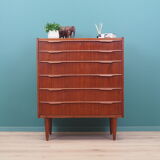 Teak chest of drawers danish design vintage