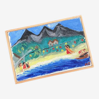 Painting Tahiti 1965