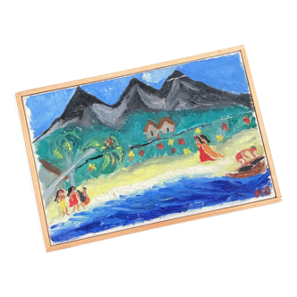 Painting Tahiti 1965
