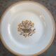 8 flat plates, Carnation model, art deco, CREIL ET MONTEREAU, floral pattern, old