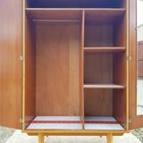 Walk-in wardrobe vintage 70s, compass, clear beech feet