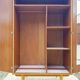 Walk-in wardrobe vintage 70s, compass, clear beech feet
