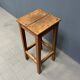 High oak stool from France