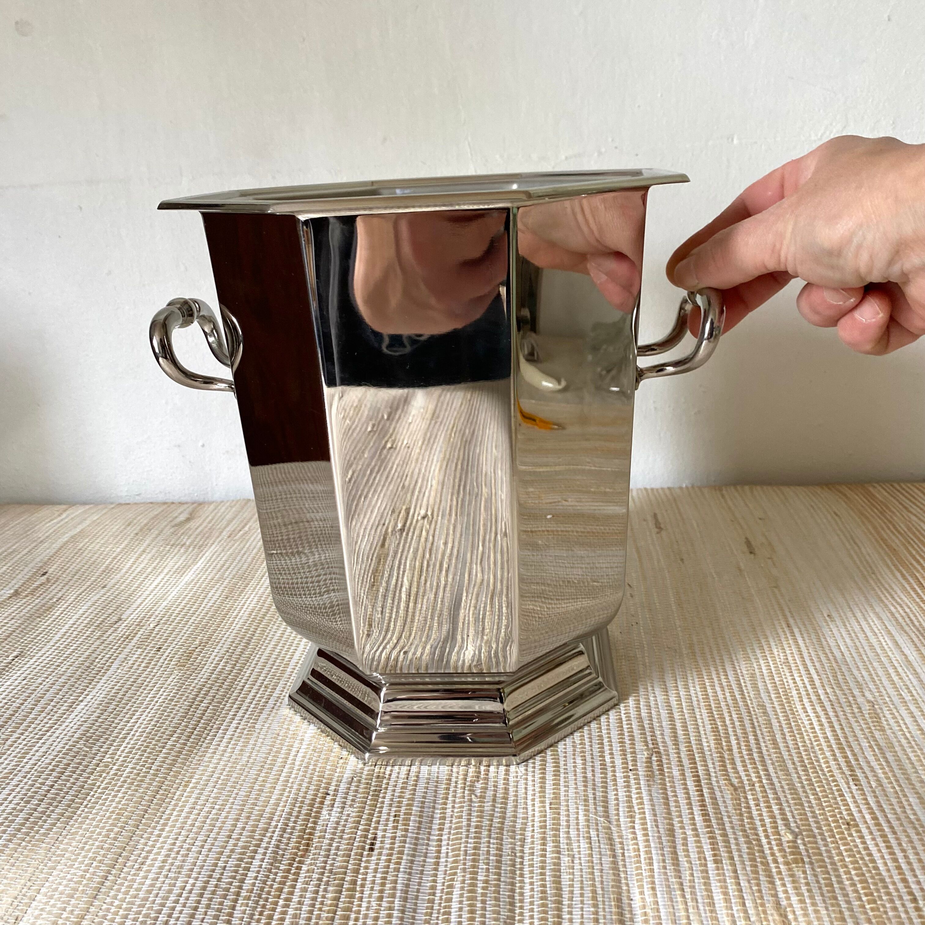 Double-walled stainless steel champagne bucket Jean Couzon