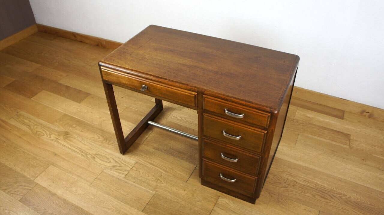 Art Deco period oak desk 1930/1940
