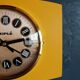 Vintage clock, "Yellow Kiplé" wall clock