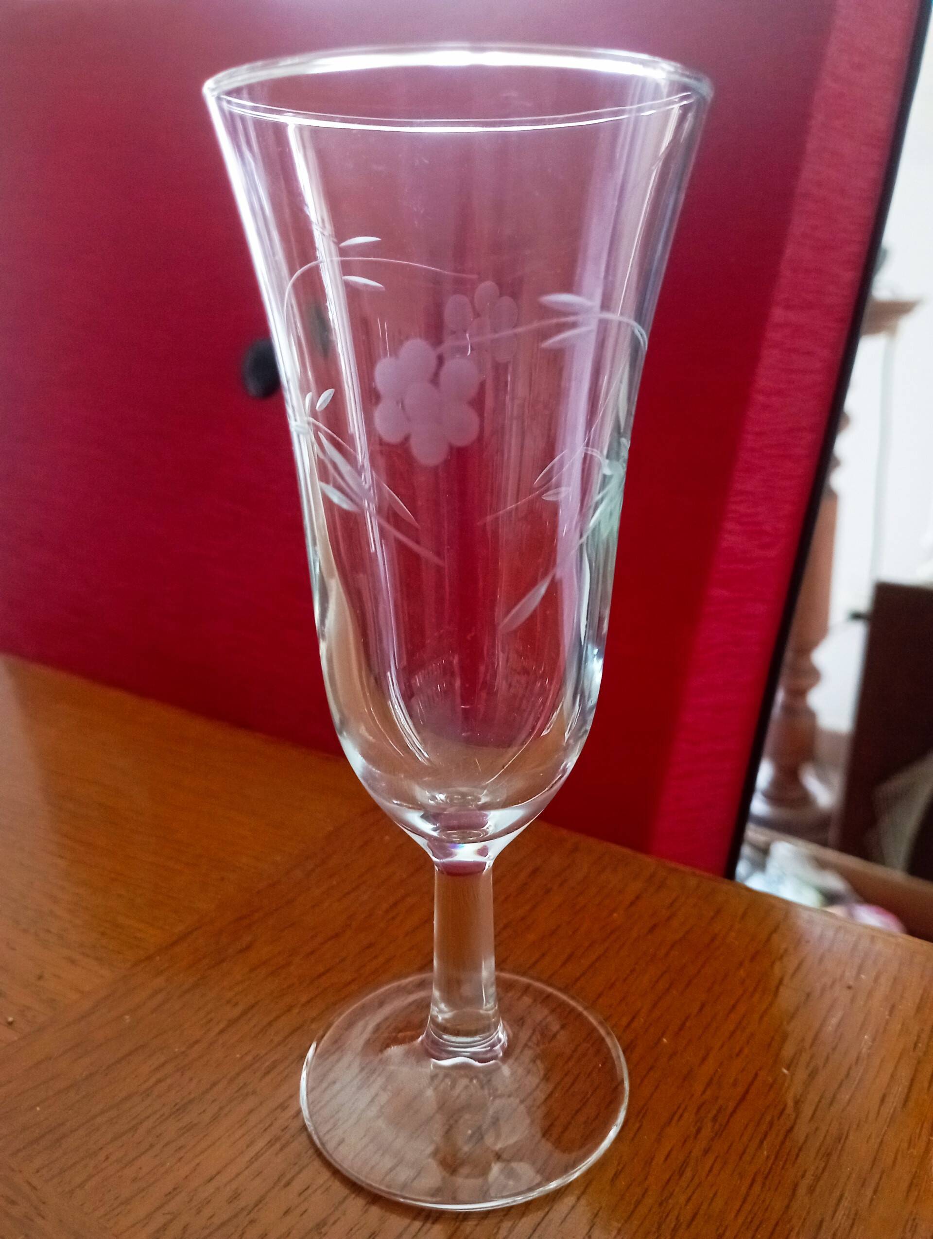 Antique champagne flutes