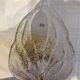 Paire d’appliques feuille verre Murano