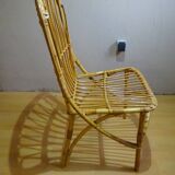 Scandinavian vintage rattan chair