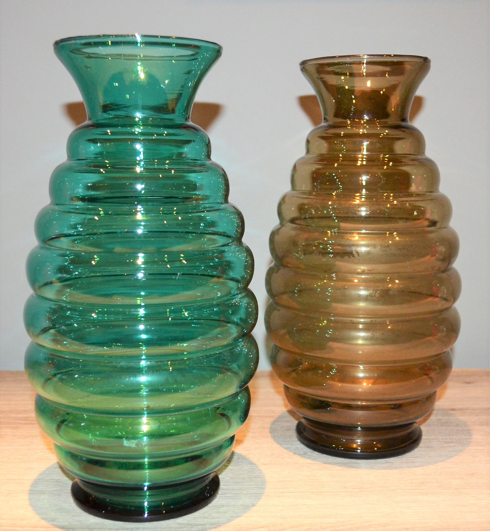 vintage glass vase