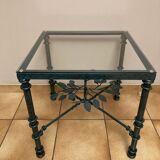 Table basse, plateau en verre