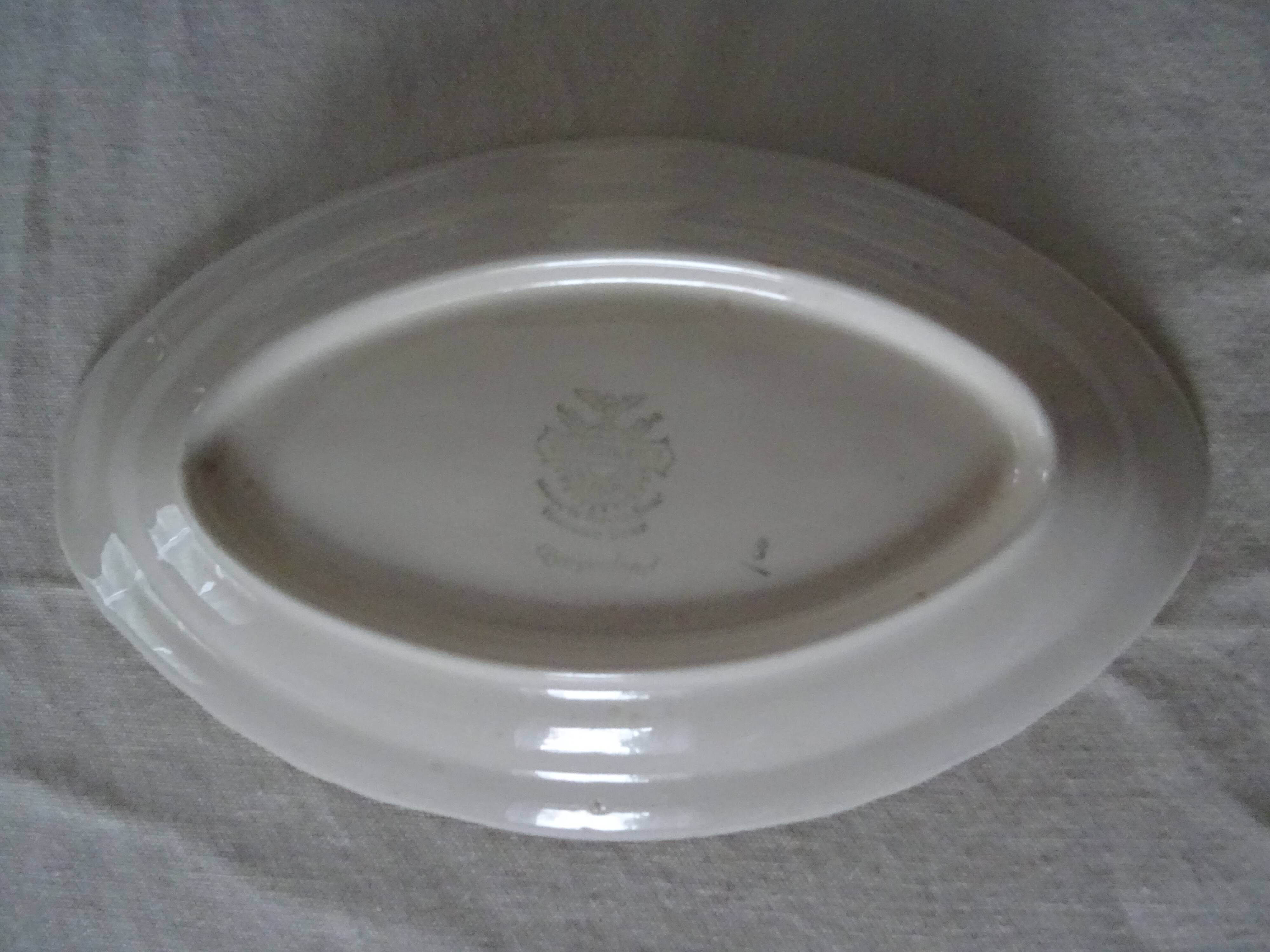 3 dishes raviers Villeroy & Boch antique earthenware 366112 Burgenland Blue