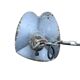 Nr. 2 Vintage industrial mirrored pendant light by Esla