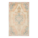 Cream & Green Oriental Persian Rug, 135x221Cm