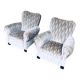 Set of Art Deco armchairs, Belgium, 1940s
