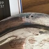 Large silver tray with hallmark