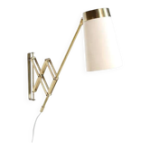Brass wall lamp by Th. Valentiner, 1950