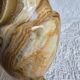 Vintage covered urn vase in veined onyx marble, 1960s-1980s.