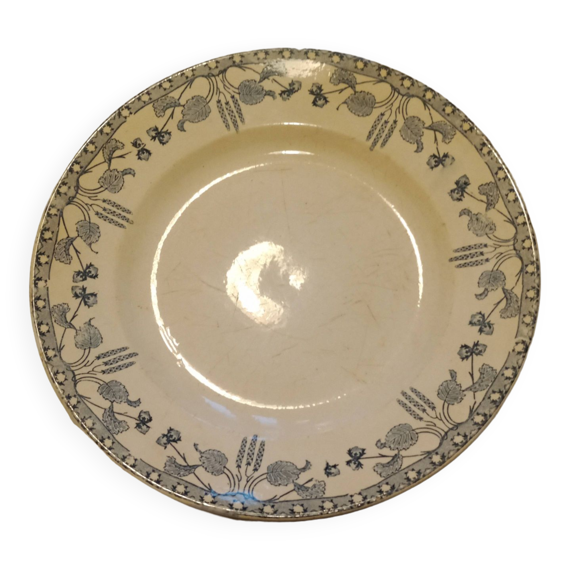 Plat Sarreguemines noisettes