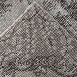 4x7 Gray & Brown Turkish Vintage Rug 114x214Cm SK 4869