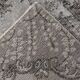 4x7 Gray & Brown Turkish Vintage Rug 114x214Cm SK 4869